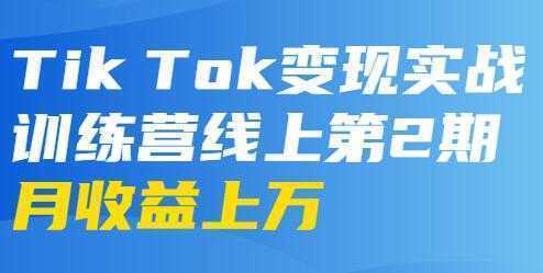 龟课-TikTok变现实战训练营 第2-4期 月收益上万不成问题-课程网